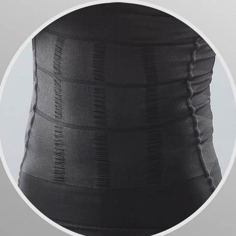 Image of Men Corset Body Slimming Tummy Shaper Vest Belly Waist Girdle Shirt Black/White Shapewear Underwear Waist Girdle Shirts